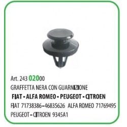 100 PZ - GRAFFETTA FISSAGGIO PEUGEOT/CITROEN/FIAT/ALFA ROMEO  (50537)