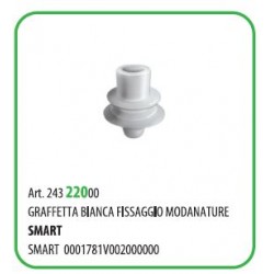 100 PZ - GRAFFETTA FISSAGGIO MODANATURE SMART-MERCEDES  (55204T)