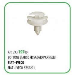 100 PZ - BOTTONE FISSAGGIO IVECO - FIAT 5755291  (50343)
