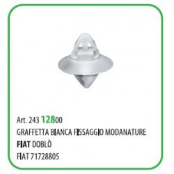 100 PZ - GRAFFETTA FISSAGGIO MODANATURE FIAT 71728805  (55159Z)