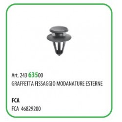 100 PZ - GRAFFETTA FISSAGGIO MODANATURE  ESTERNE GRUPPO FCA  (55212T)